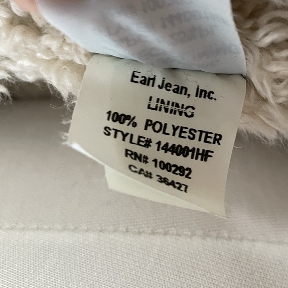 Earl Jean Denim‎ Women's Jacket Size Large Fits Like A Med - Picture 9 of 14